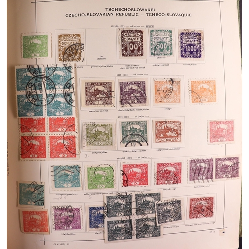 121 - EUROPE COLLECTION IN SCHAUBEK ALBUM 19th Century to 1950's mint & used, includes Albania 1938 Weddin... 