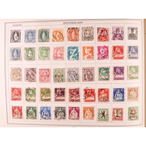 122 - FIVE OLD ALBUMS with world mint & used mostly 19th Century to 1960's stamps, includes two 1910's SG ... 