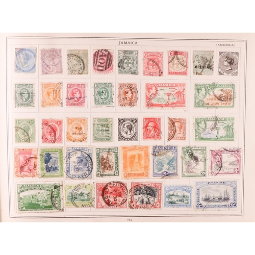 122 - FIVE OLD ALBUMS with world mint & used mostly 19th Century to 1960's stamps, includes two 1910's SG ... 