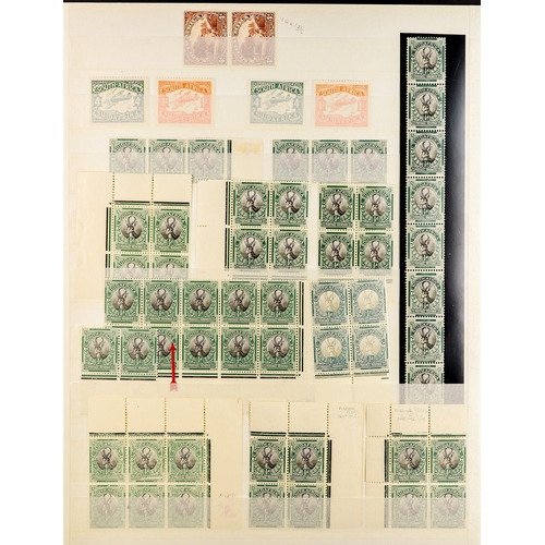 1222 - SOUTH AFRICA 1910 - 1944 MINT COLLECTION on protective pages, note 1913-24 vals to 5s, 1925 Air set,... 