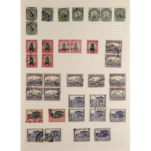 1225 - SOUTH AFRICA 1910 - 1975 COLLECTION of many 100's mint & used stamps (+ few covers) in album, includ... 