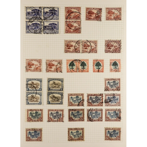 1225 - SOUTH AFRICA 1910 - 1975 COLLECTION of many 100's mint & used stamps (+ few covers) in album, includ... 