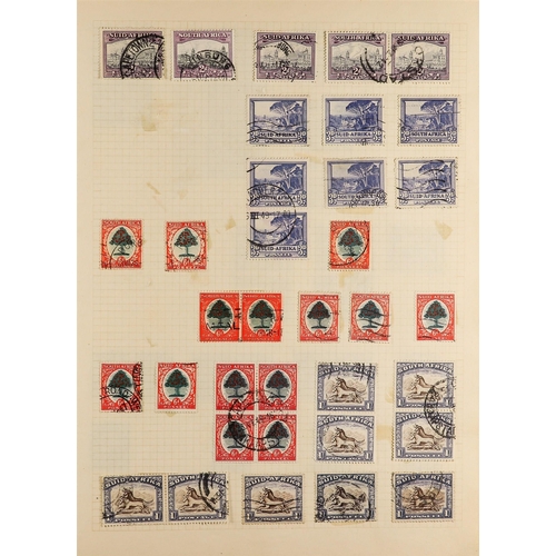 1225 - SOUTH AFRICA 1910 - 1975 COLLECTION of many 100's mint & used stamps (+ few covers) in album, includ... 