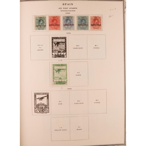 1244 - SPAIN 1850-1985 COLLECTION in two Scott's Speciality albums, mint & used, includes various 'back of ... 