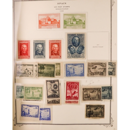 1244 - SPAIN 1850-1985 COLLECTION in two Scott's Speciality albums, mint & used, includes various 'back of ... 