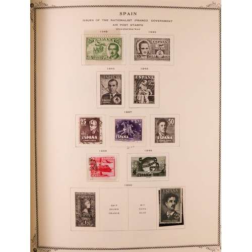 1244 - SPAIN 1850-1985 COLLECTION in two Scott's Speciality albums, mint & used, includes various 'back of ... 