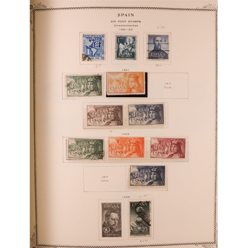 1244 - SPAIN 1850-1985 COLLECTION in two Scott's Speciality albums, mint & used, includes various 'back of ... 