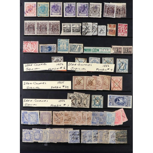 1244 - SPAIN 1850-1985 COLLECTION in two Scott's Speciality albums, mint & used, includes various 'back of ... 