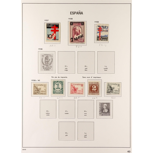 1248 - SPAIN 1926 - 1939 NEVER HINGED MINT COLLECTION of postage & commemorative issues, note 1928 Catacomb... 