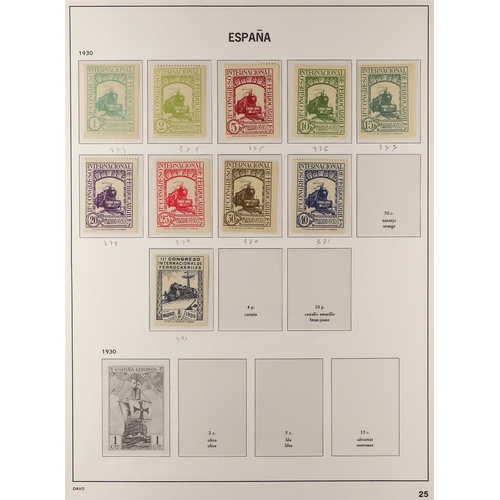 1248 - SPAIN 1926 - 1939 NEVER HINGED MINT COLLECTION of postage & commemorative issues, note 1928 Catacomb... 