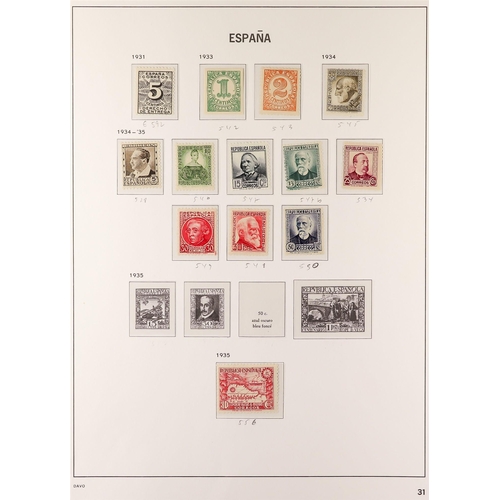 1248 - SPAIN 1926 - 1939 NEVER HINGED MINT COLLECTION of postage & commemorative issues, note 1928 Catacomb... 