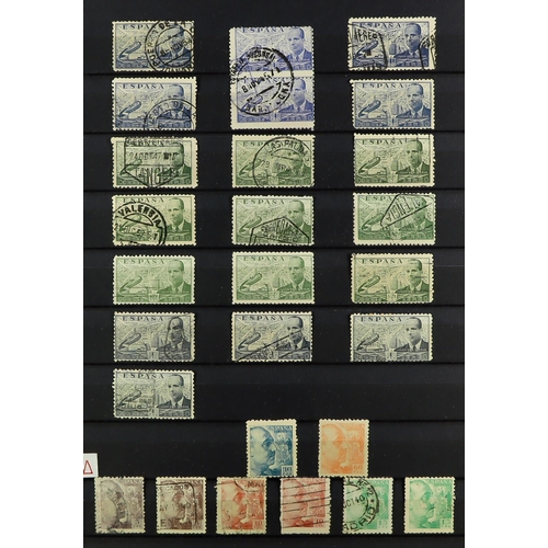 1249 - SPAIN 1939 - 1980 COLLECTION in album of mint & used in 2 stock books, loads of sets (often mint + u... 