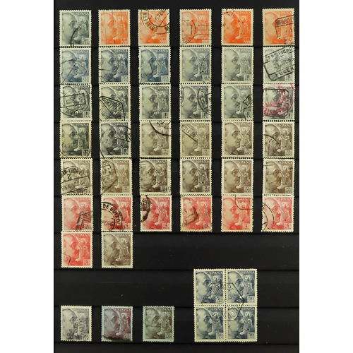 1249 - SPAIN 1939 - 1980 COLLECTION in album of mint & used in 2 stock books, loads of sets (often mint + u... 