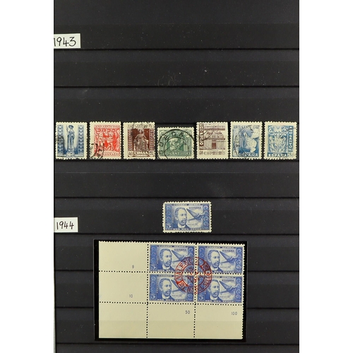 1249 - SPAIN 1939 - 1980 COLLECTION in album of mint & used in 2 stock books, loads of sets (often mint + u... 