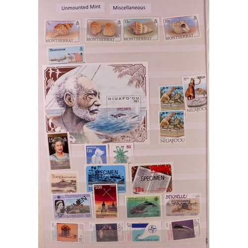 126 - WORLD ASSEMBLY in two cartons, includes New Zealand 1998 Stamp Centenary sheetlets of 25 sets in spe... 