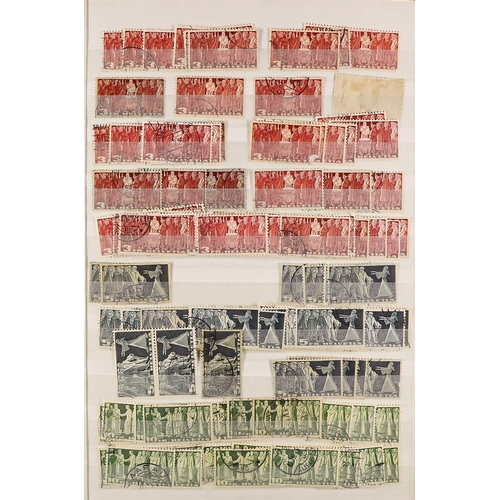 1277 - SWITZERLAND 1906 - 1960 ACCUMULATION of mint & used stamps stored in a bulging stockbook, note 1920 ... 