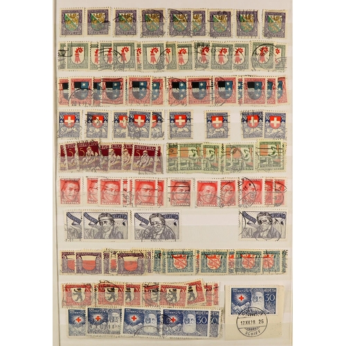 1286 - SWITZERLAND PRO JUVENTUTE 1913 - 2000 mint and used accumulation with duplication, chiefly complete ... 