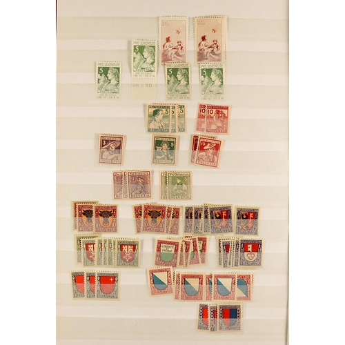 1286 - SWITZERLAND PRO JUVENTUTE 1913 - 2000 mint and used accumulation with duplication, chiefly complete ... 