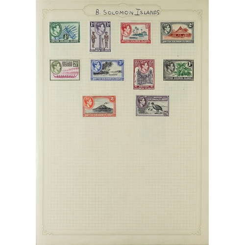 129 - 1937-1952 KGVI MINT COLLECTION in album, includes Falkland Is 1938-50 most vals to 2s6d, Great Brita... 