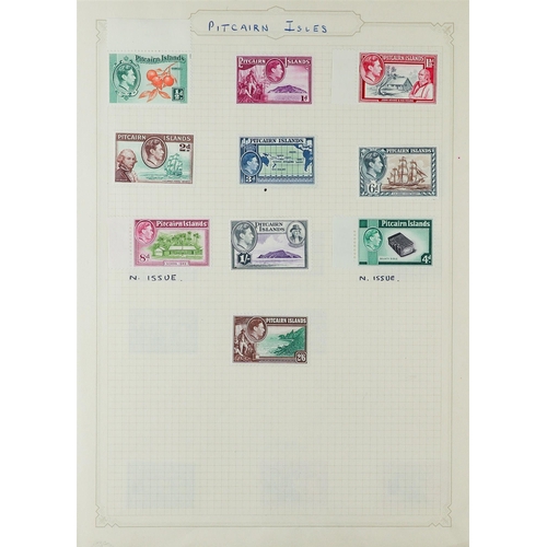 129 - 1937-1952 KGVI MINT COLLECTION in album, includes Falkland Is 1938-50 most vals to 2s6d, Great Brita... 