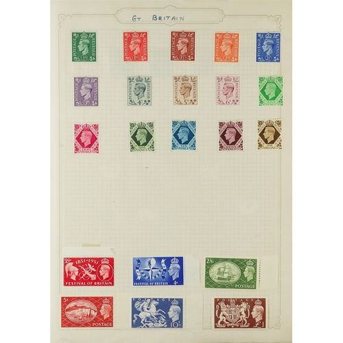 129 - 1937-1952 KGVI MINT COLLECTION in album, includes Falkland Is 1938-50 most vals to 2s6d, Great Brita... 