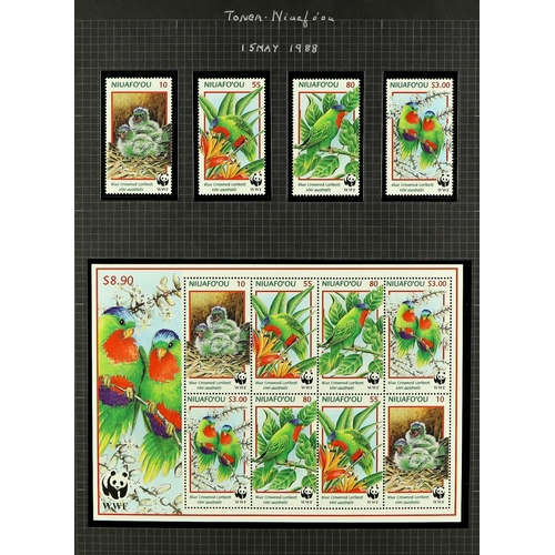 1302 - TONGA NIUAFO'OU 1983 - 2005 NEVER HINGED MINT near- complete collection (missing just a cheap set & ... 