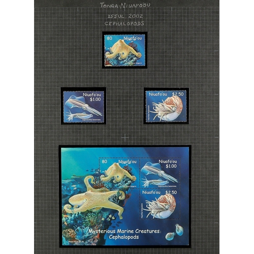 1302 - TONGA NIUAFO'OU 1983 - 2005 NEVER HINGED MINT near- complete collection (missing just a cheap set & ... 