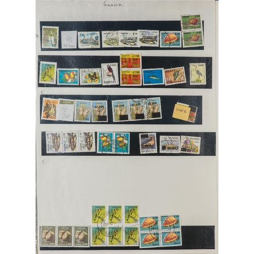 131 - WORLD COLLECTION IN 50+ VOLUMES Late 19th Century to 2000's mostly use stamps, we see Aden through t... 