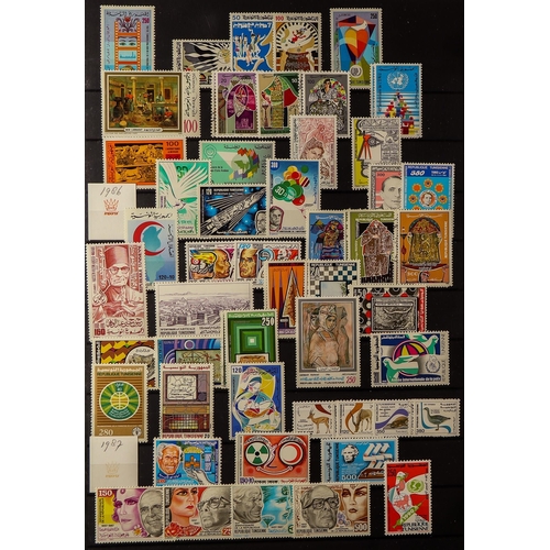 1311 - TUNISIA 1957 - 1996 COLLECTION of mint & used stamps, many sets - sometimes both mint & used, also m... 