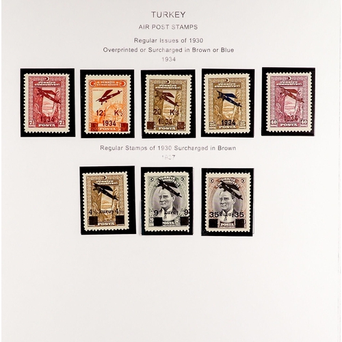 1316 - TURKEY 1922 - 1940 MINT COLLECTION collection on album pages, chiefly sets including some some never... 