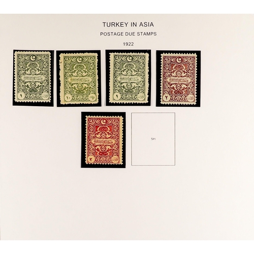 1316 - TURKEY 1922 - 1940 MINT COLLECTION collection on album pages, chiefly sets including some some never... 