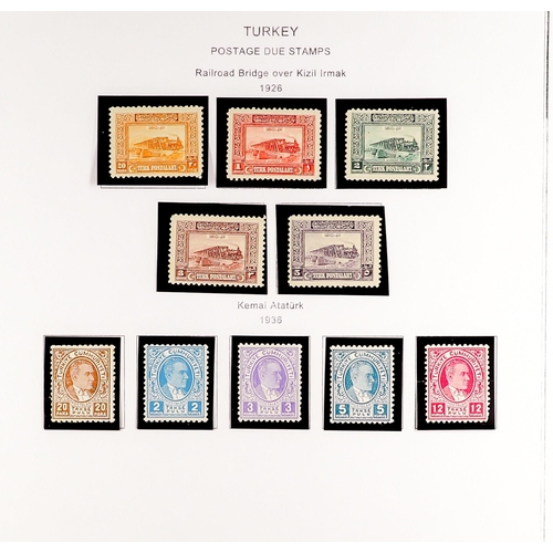 1316 - TURKEY 1922 - 1940 MINT COLLECTION collection on album pages, chiefly sets including some some never... 