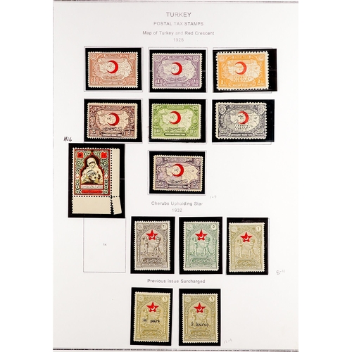 1316 - TURKEY 1922 - 1940 MINT COLLECTION collection on album pages, chiefly sets including some some never... 