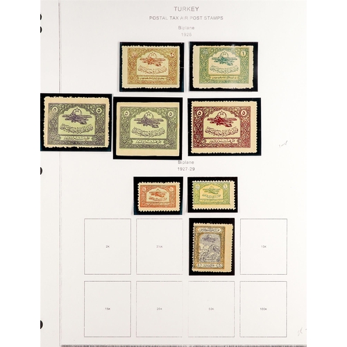 1316 - TURKEY 1922 - 1940 MINT COLLECTION collection on album pages, chiefly sets including some some never... 