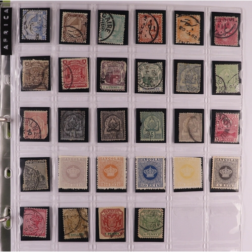 132 - WORLD RANGES All periods mint & used stamps in six volumes, includes Great Britain 1847-54 6d emboss... 