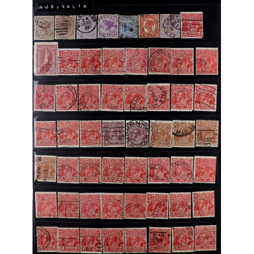 132 - WORLD RANGES All periods mint & used stamps in six volumes, includes Great Britain 1847-54 6d emboss... 