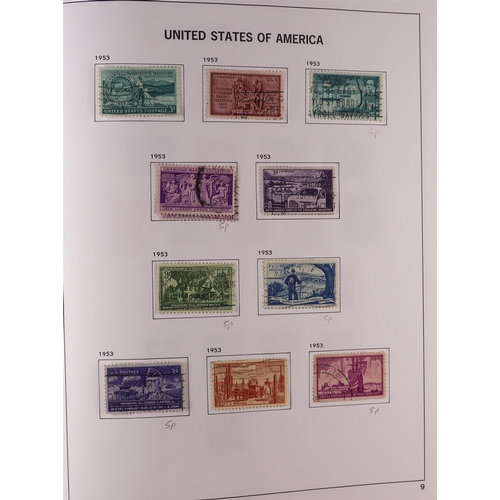 1324 - UNITED STATES 1857-1959 USED COLLECTION in Davo album, includes 1904 Louisiana set etc, plus additio... 