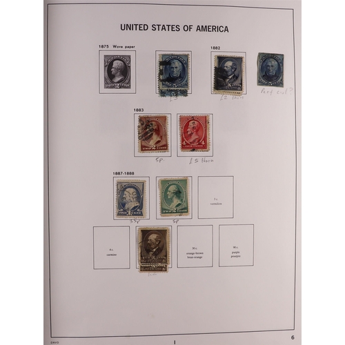 1324 - UNITED STATES 1857-1959 USED COLLECTION in Davo album, includes 1904 Louisiana set etc, plus additio... 