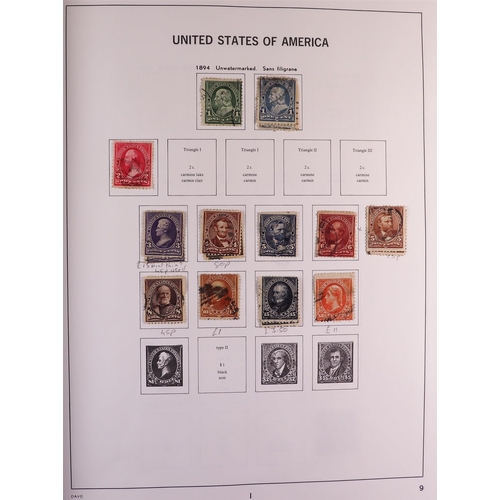 1324 - UNITED STATES 1857-1959 USED COLLECTION in Davo album, includes 1904 Louisiana set etc, plus additio... 