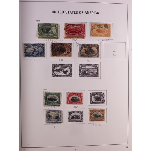 1324 - UNITED STATES 1857-1959 USED COLLECTION in Davo album, includes 1904 Louisiana set etc, plus additio... 