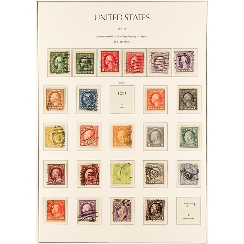 1325 - UNITED STATES 1861 - 1985 COLLECTION IN 7 LIGHTHOUSE ALBUMS of mint and used stamps, well-filled fro... 