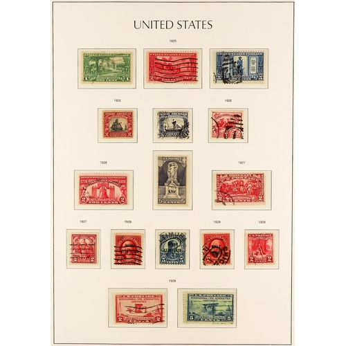 1325 - UNITED STATES 1861 - 1985 COLLECTION IN 7 LIGHTHOUSE ALBUMS of mint and used stamps, well-filled fro... 