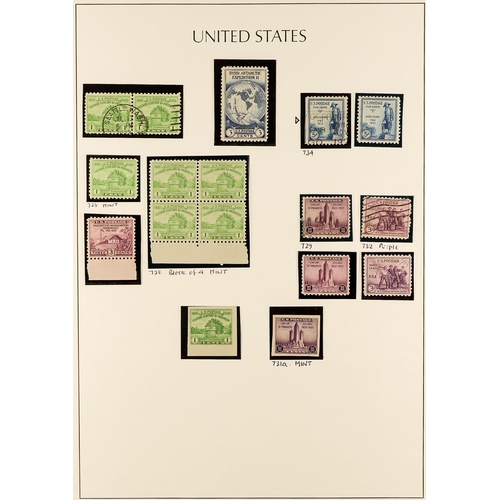 1325 - UNITED STATES 1861 - 1985 COLLECTION IN 7 LIGHTHOUSE ALBUMS of mint and used stamps, well-filled fro... 