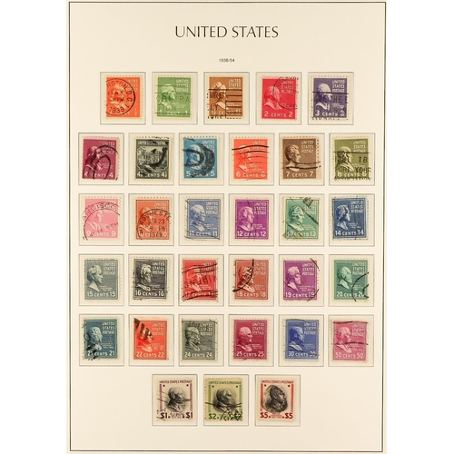 1325 - UNITED STATES 1861 - 1985 COLLECTION IN 7 LIGHTHOUSE ALBUMS of mint and used stamps, well-filled fro... 