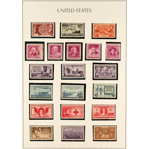 1325 - UNITED STATES 1861 - 1985 COLLECTION IN 7 LIGHTHOUSE ALBUMS of mint and used stamps, well-filled fro... 