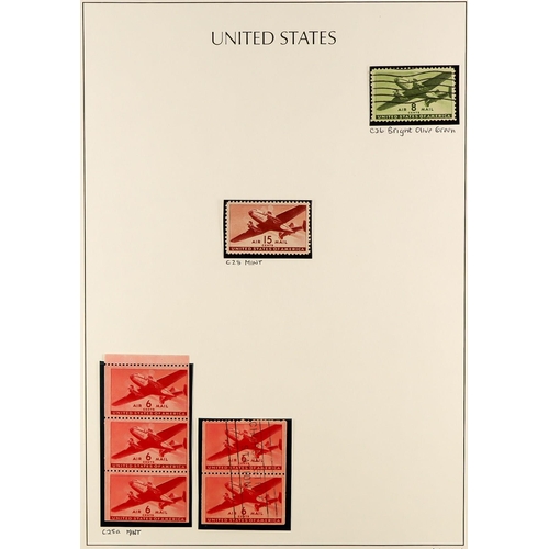 1325 - UNITED STATES 1861 - 1985 COLLECTION IN 7 LIGHTHOUSE ALBUMS of mint and used stamps, well-filled fro... 