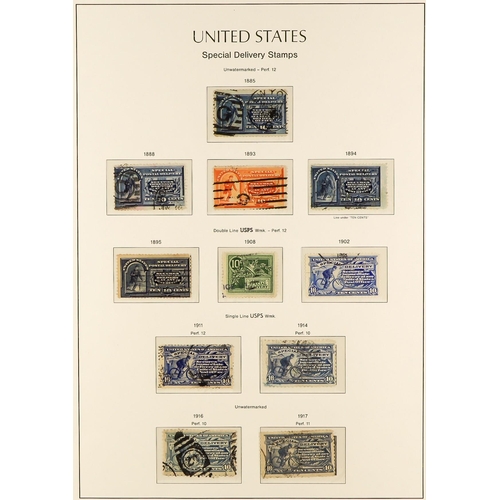 1325 - UNITED STATES 1861 - 1985 COLLECTION IN 7 LIGHTHOUSE ALBUMS of mint and used stamps, well-filled fro... 