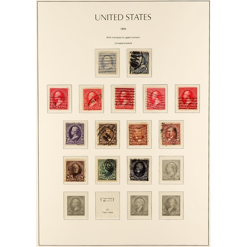 1325 - UNITED STATES 1861 - 1985 COLLECTION IN 7 LIGHTHOUSE ALBUMS of mint and used stamps, well-filled fro... 