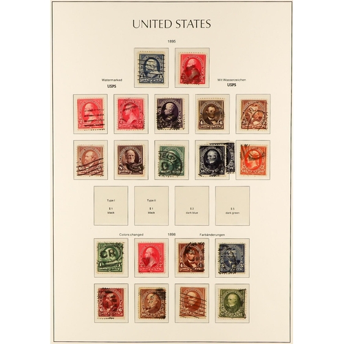 1325 - UNITED STATES 1861 - 1985 COLLECTION IN 7 LIGHTHOUSE ALBUMS of mint and used stamps, well-filled fro... 