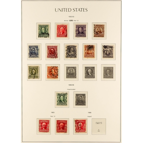 1325 - UNITED STATES 1861 - 1985 COLLECTION IN 7 LIGHTHOUSE ALBUMS of mint and used stamps, well-filled fro... 